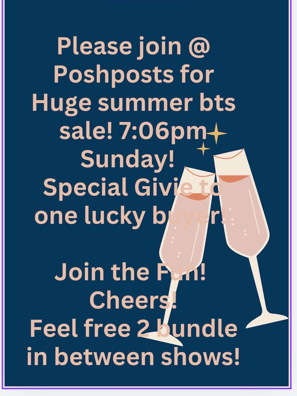 Live Notice!l Like this listing2be notified of lives!join the fun! All NWT!
